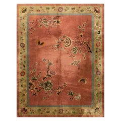 Tapis Art Déco chinois des années 1920 ( 9' x 11' 5'' - 275 x 350 cm)