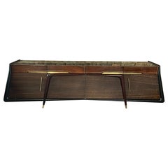 1950s Masterful Credenza Art Mexican Modernism by Eugenio Escudero + Pablo Romo