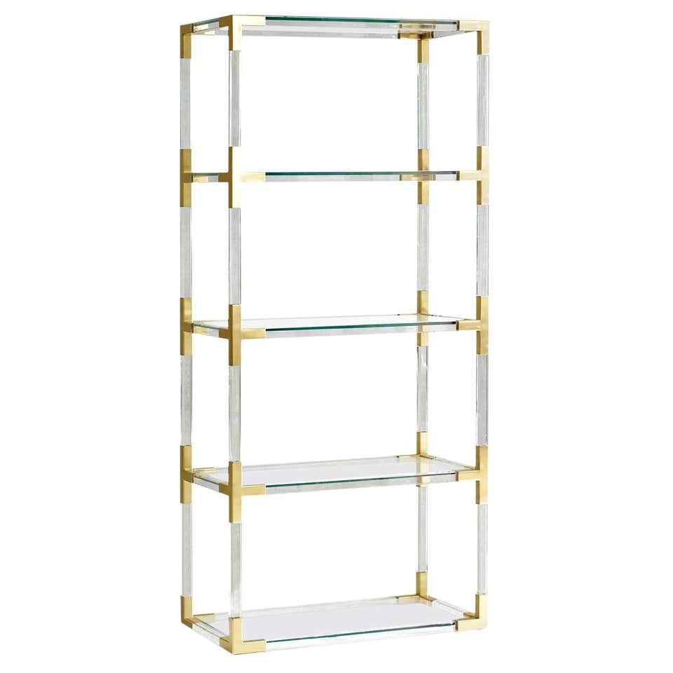 Lucite and Brass Serpent Umbrella Stand For Sale at 1stDibs | acrylic ...