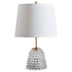 Murano Glass Rostrate Table Lamp Attributed to Barovier & Toso