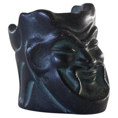 Portamatite in ceramica "Bucchero" di Carlo Alberto Rossi