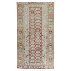Zabihi Collection Soft Brown Persian Kurd Scatter Rug
