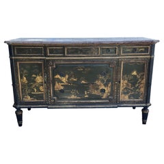 Louis XVI Style Chinoiserie Decorated Commode