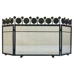 Bertil Vallien Rare Wrought Iron Fire Screen, circa 1960, Sweden