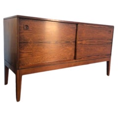 Vintage Mid-Century Modern Rosewood Credenza With Drawers
