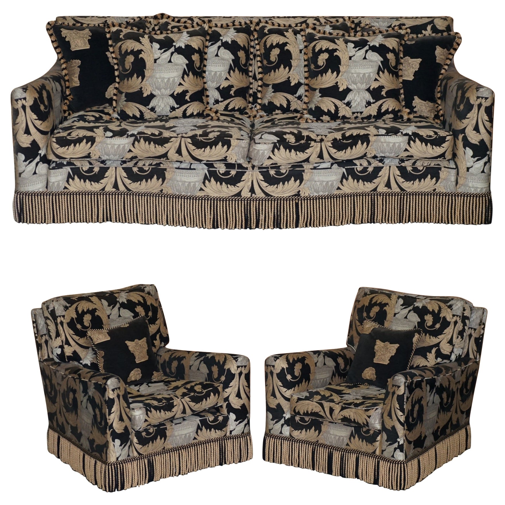 Versace Sofa - 13 For Sale on 1stDibs | versace couch, versace sofa for sale