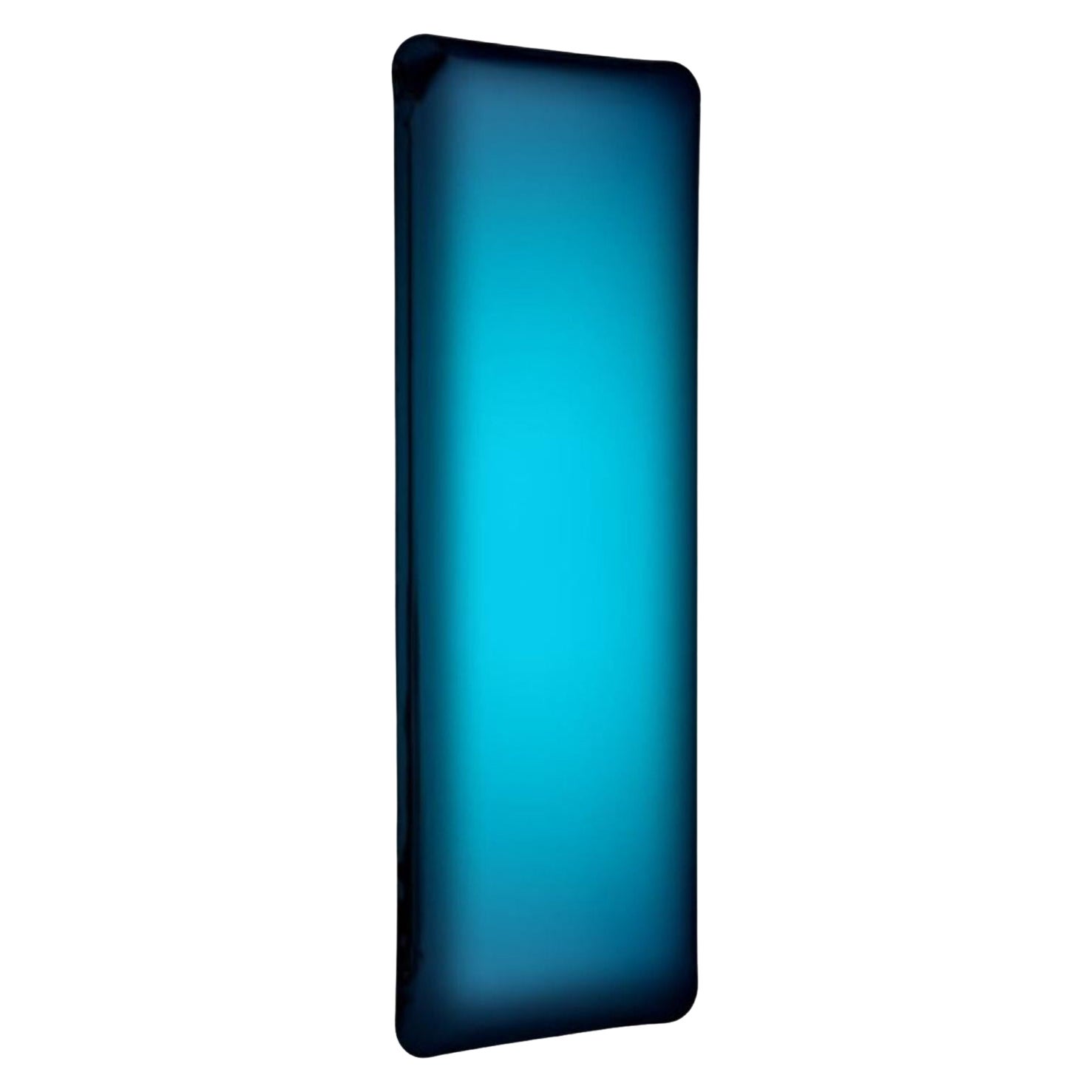 Deep Space Blue Tafla Q1 Sculptural Wall Mirror by Zieta For Sale