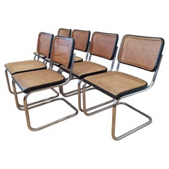 Set of 6 S32 Dining Chairs by Marcel Breuer for Thonet, 1970s