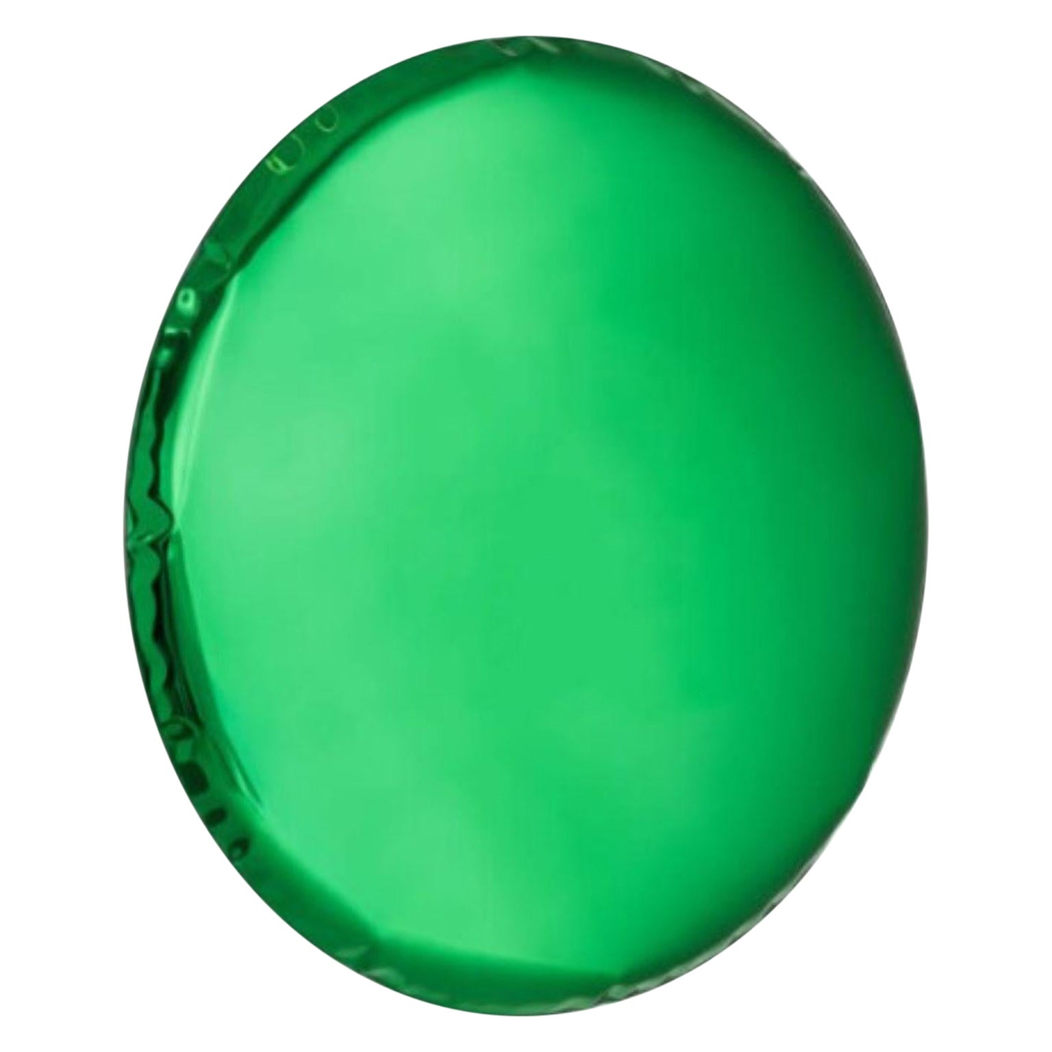 Emerald Oko 95 Sculptural Wall Mirror by Zieta For Sale