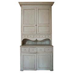 Antique Swedish Hutch in the Country Manner