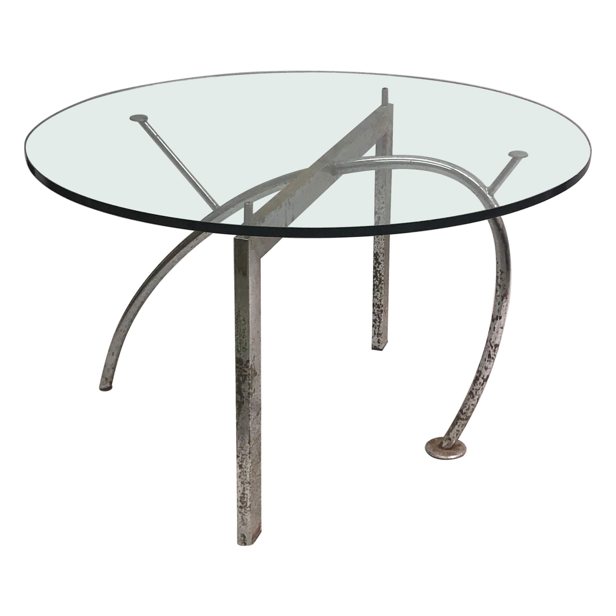 Prototype de table à manger ronde italienne post-moderne de Massimo Iosa Ghini