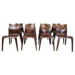 Set of 8 Flow Chairs by Jacob Berg, 1960s