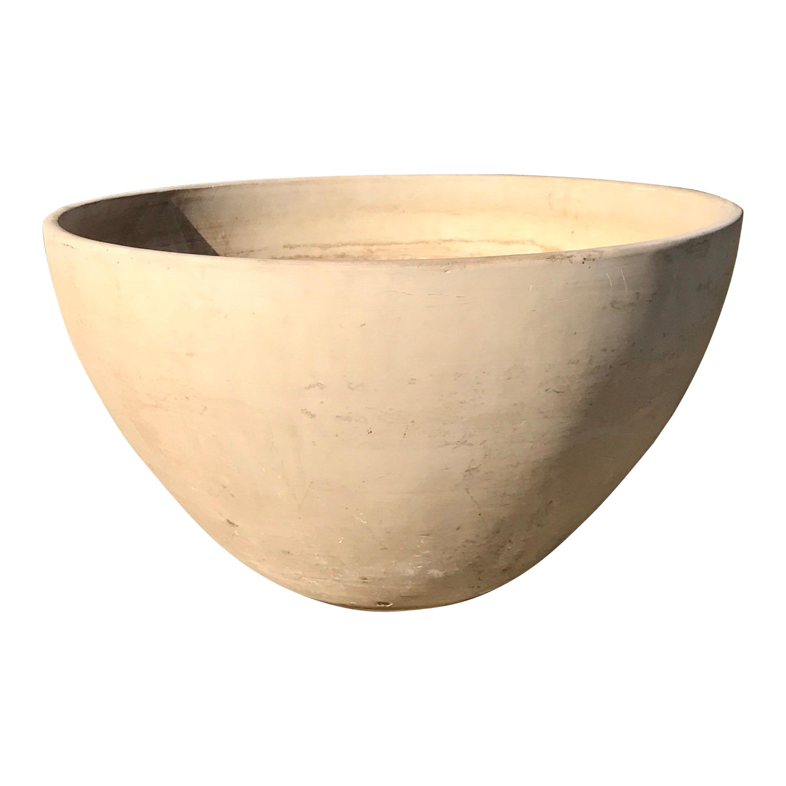 John Follis Large Architectural Pottery Bowl Planter