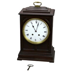 Horloge française ancienne Bailey:: Banks:: & Biddle:: Phila Mahogany Bracket Clock:: circa 1900