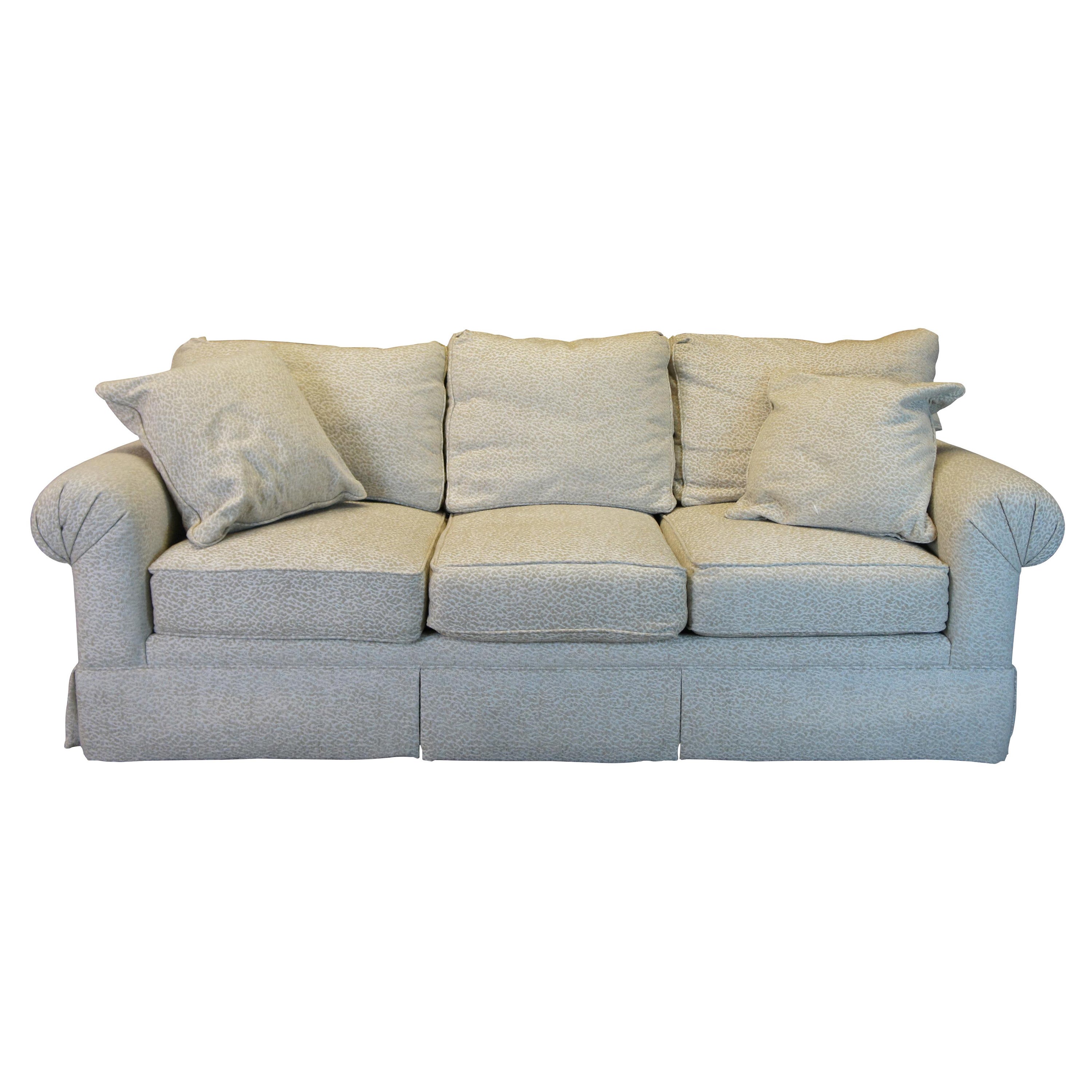 Century Furniture LTD7600-3C Cornerstone 3 Seater Leopard Print Upholstered Sofa