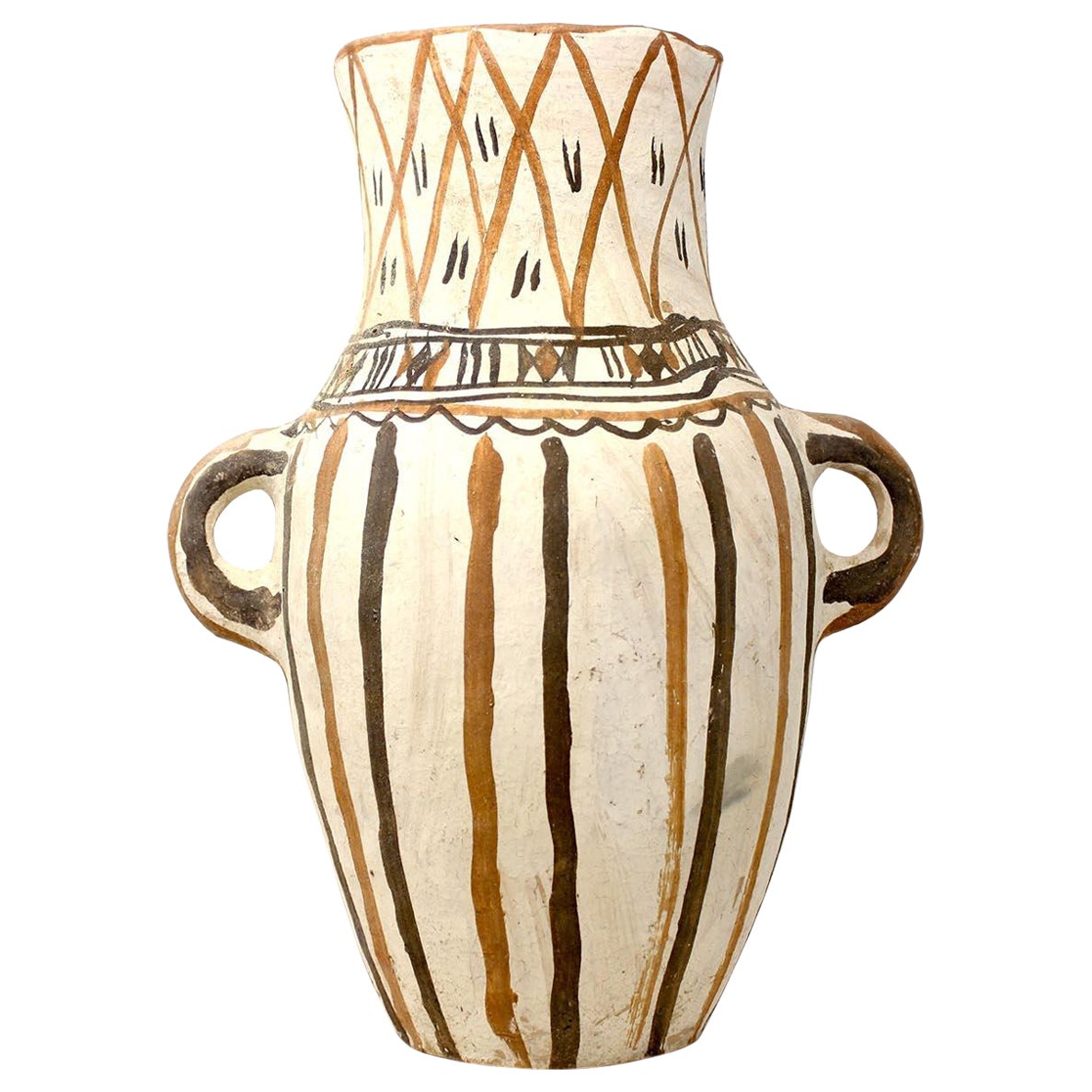Vintage Spanish Olive Jar For Sale at 1stDibs