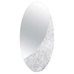 Bud Mirror With Gold Vein Hand-Crafted Wall Mirror