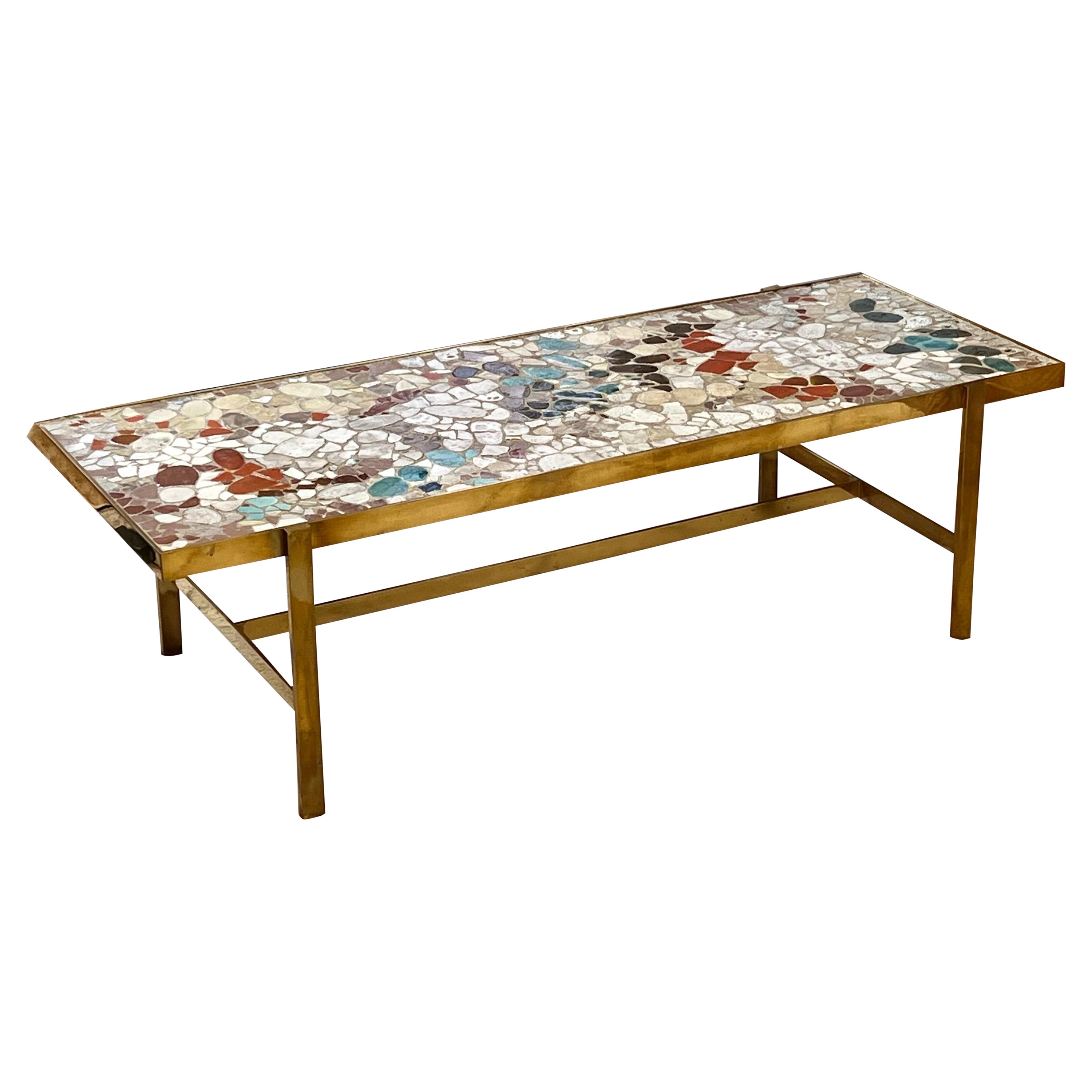 Angled Top Coffee Table For Sale at 1stDibs