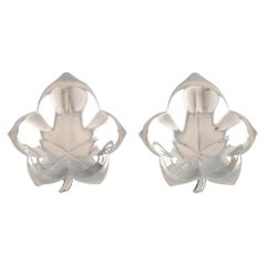 Tiffany & Company, New York, Two Leaf-Shaped Bowls in Sterling Silver