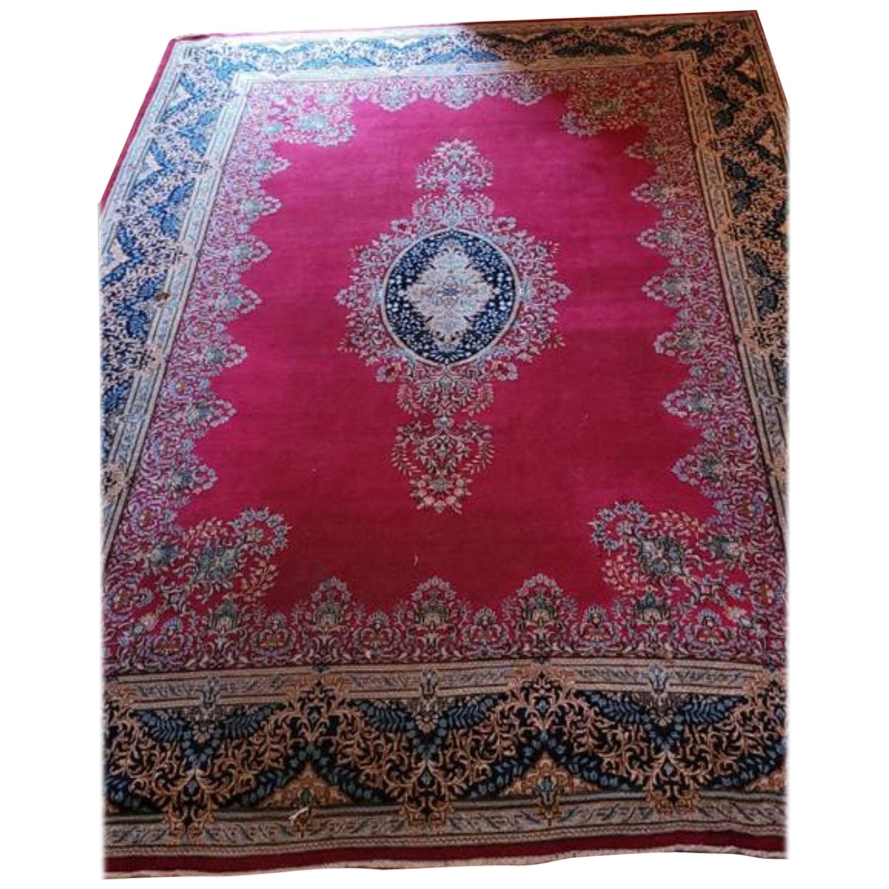 Kerman Persian Rug, Circa 1940s For Sale