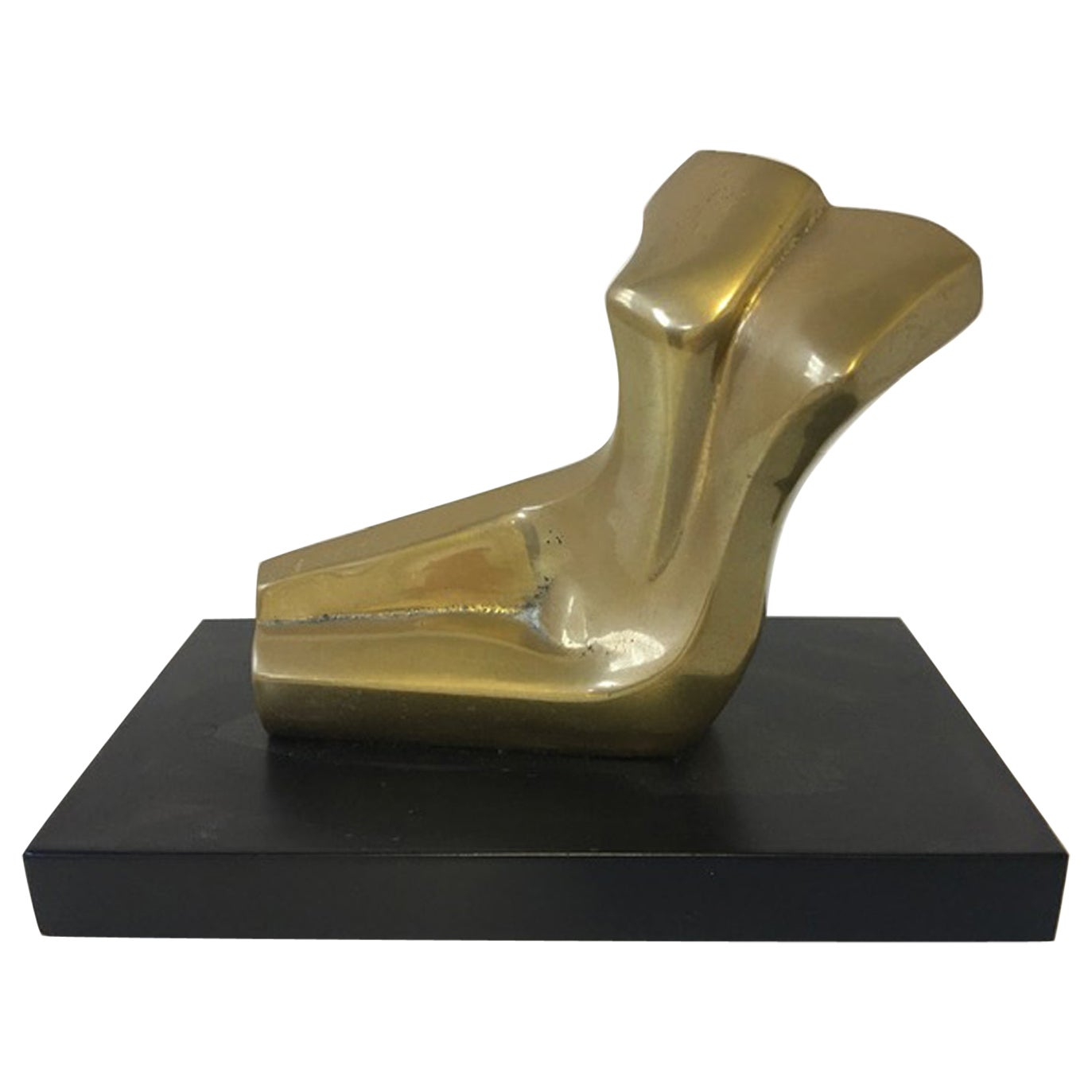 1980 Italy Post Modern Abstract Bronze Sculpture the Bather For Sale