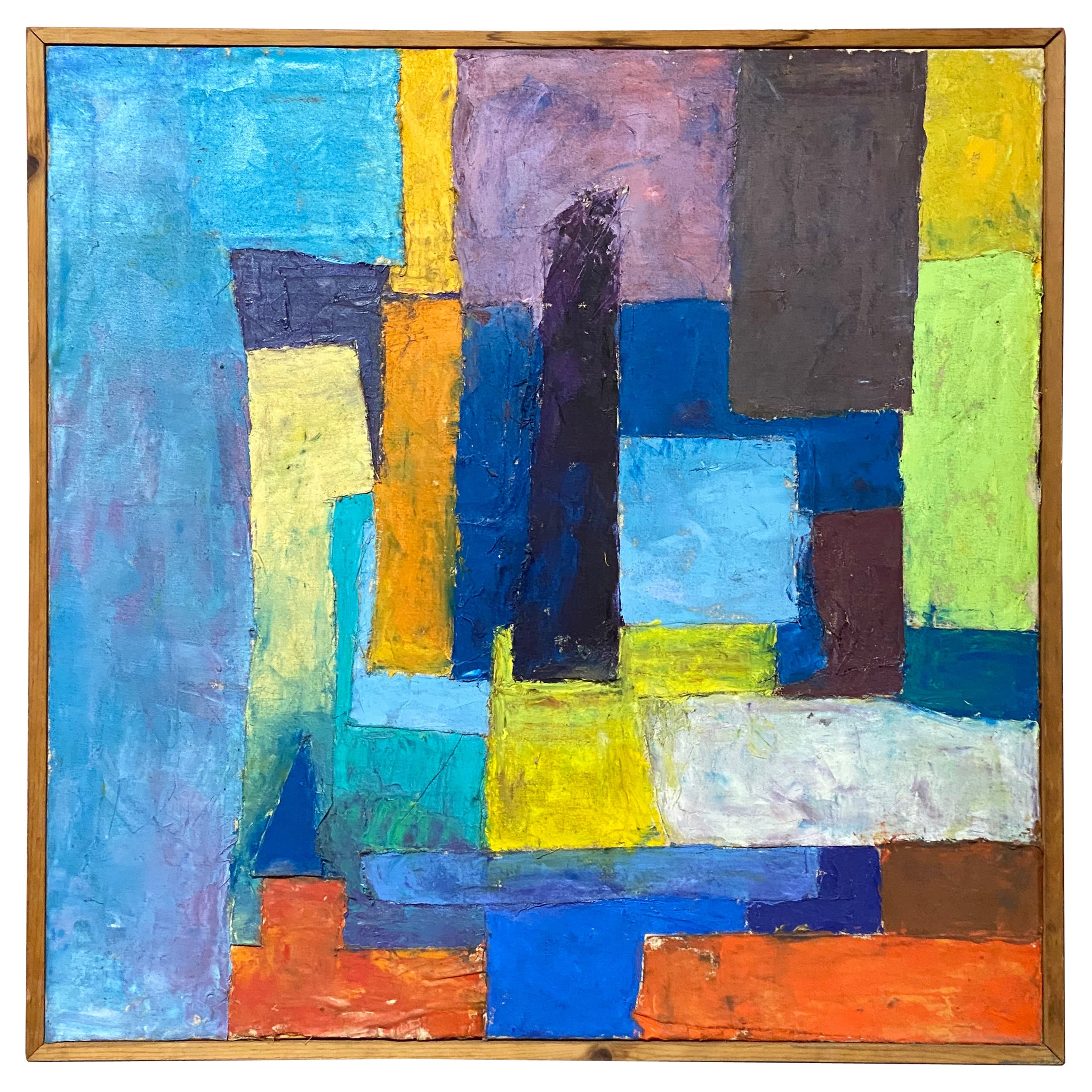 Linda Hopkins Modernist Abstract Painting in the Manner of Hans Hofmann For  Sale at 1stDibs | abstract manner