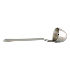 Georg Jensen Pyramid Sauce Spoon in Sterling Silver