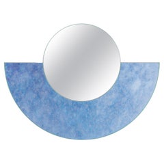 Harmony Mirror with Cobalt Hand-Crafted Wall Mirror