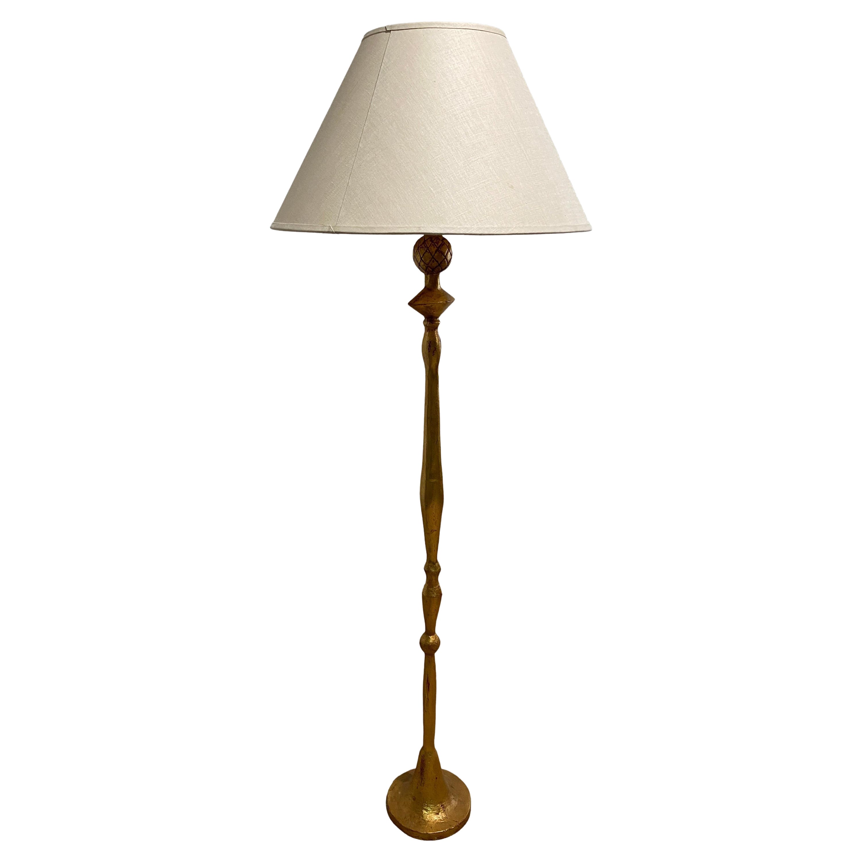 Bronze" Pomme De Pin" Floor Lamp, fabricated by Henschen & G For Sale