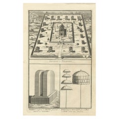 Print of Convent of the Buddhist Monks Named Talapoins, Siam 'Thailand', ca.1730