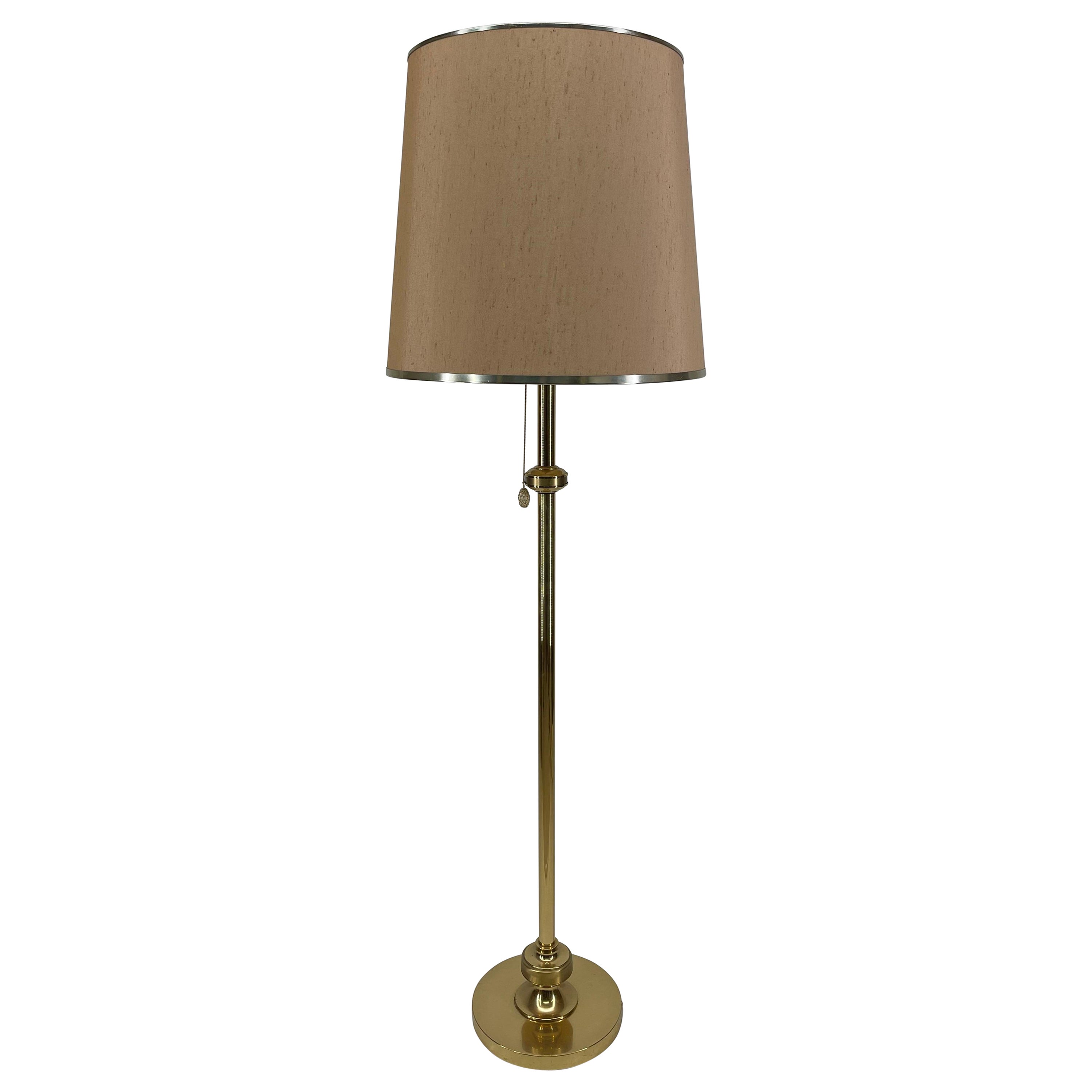 Mid Century Modern Orange Floor Lamp by Kaiser Leuchten, Germany, 1970's For Sale at 1stDibs