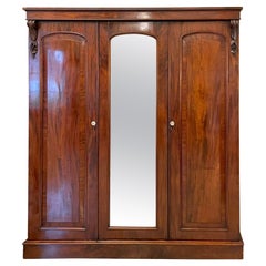 Antique Victorian Quality Mahogany Wardrobe