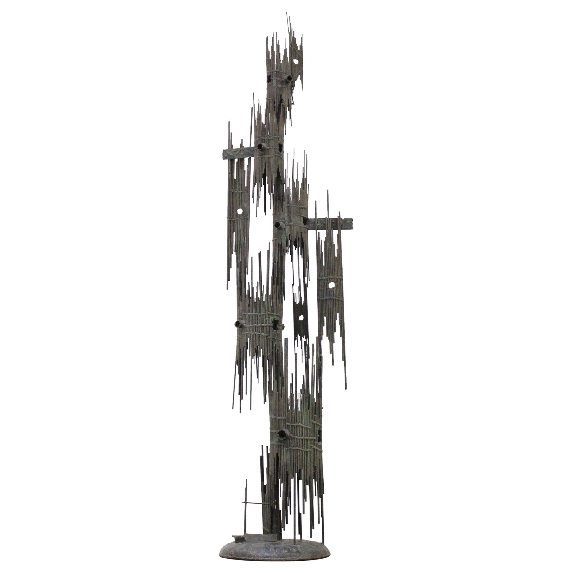 Iluminated Sculpture by Di Giovanni, Italy, 1960's For Sale