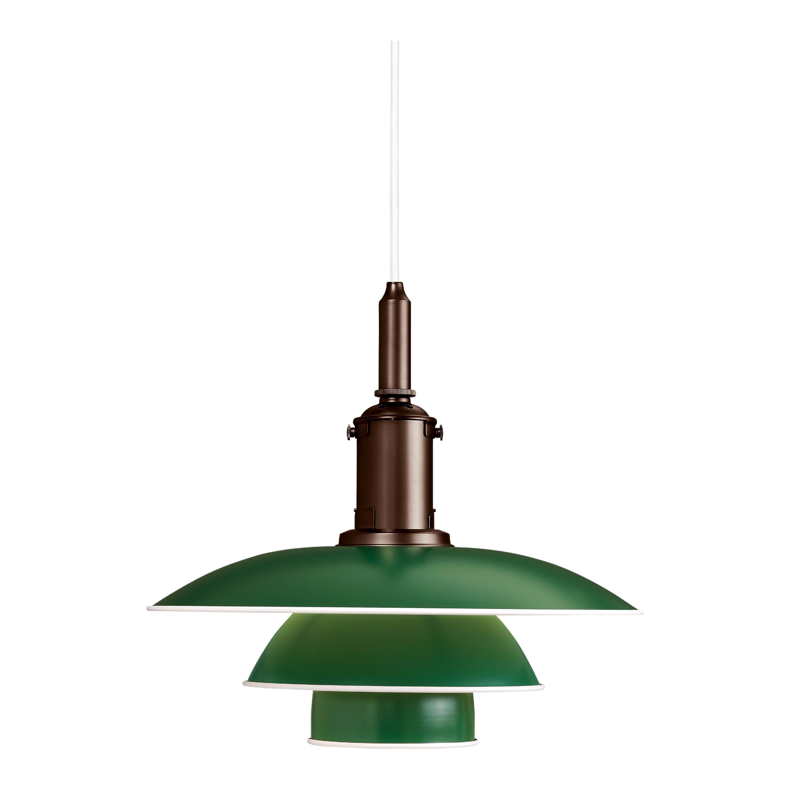 Poul Henningsen PH 3½-3 Pendant for Louis Poulsen in Green