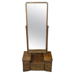 Antique Japanese Meiji Geisha Tansu Kyodai Vanity With Mirror Dressing Table 45"" (en anglais)