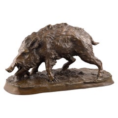 Bronze Wild Boar