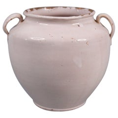 19th Century French White Confit Pot