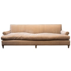 Modern Mohair Upholstered Sofa