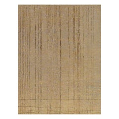 Handwoven Soft Hemp Finely Knotted Rug
