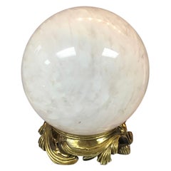 Retro Extra Large Heavy Rock Crystal Quartz Ball