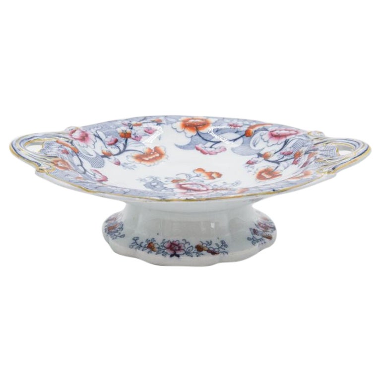 Compotier anglais en porcelaine Imari du 19ème siècle