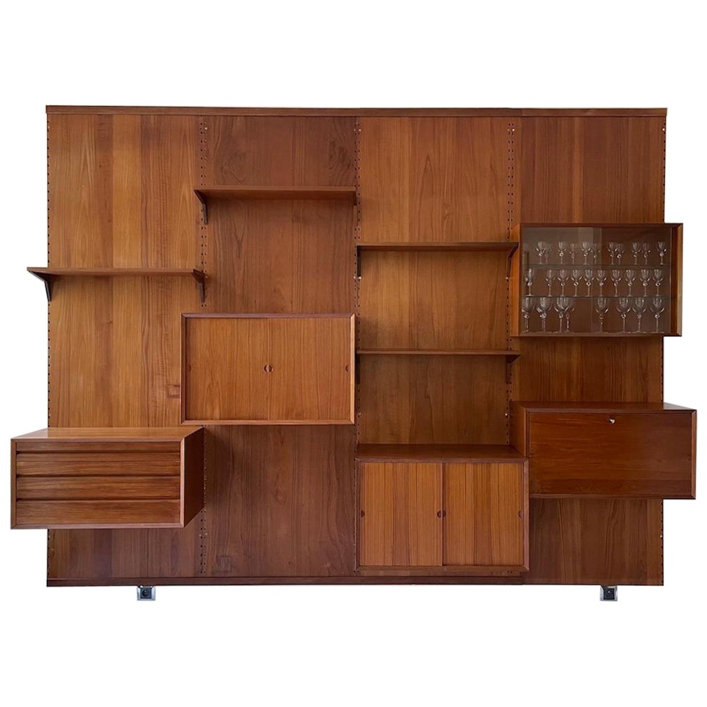 Cadovius Mural Unit from the 60s, 4 Panels