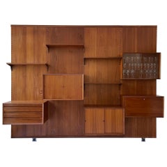 Cadovius Mural Unit from the 60s, 4 Panels