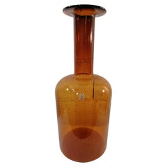 Otto Brauer XXL Scandinavian Vase Bottle Holmegaard, 1960