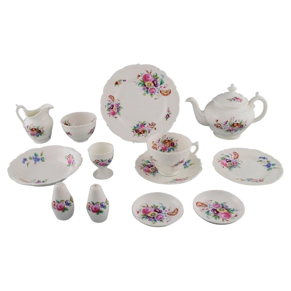 Coalport, England, Egoist Breakfast / Tea Service in Porcelain For Sale