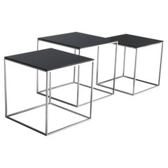 Tables gigognes PK71 de Poul Kjaerholm pour E. Kold Christensen, Danemark, 1957