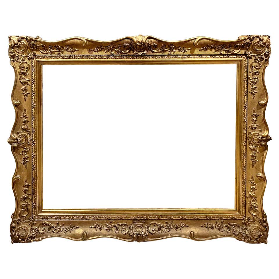 Easy Renaissance Frame Renaissance-Style Frame with Leaves and Scrolls For Sale at 1stDibs ...