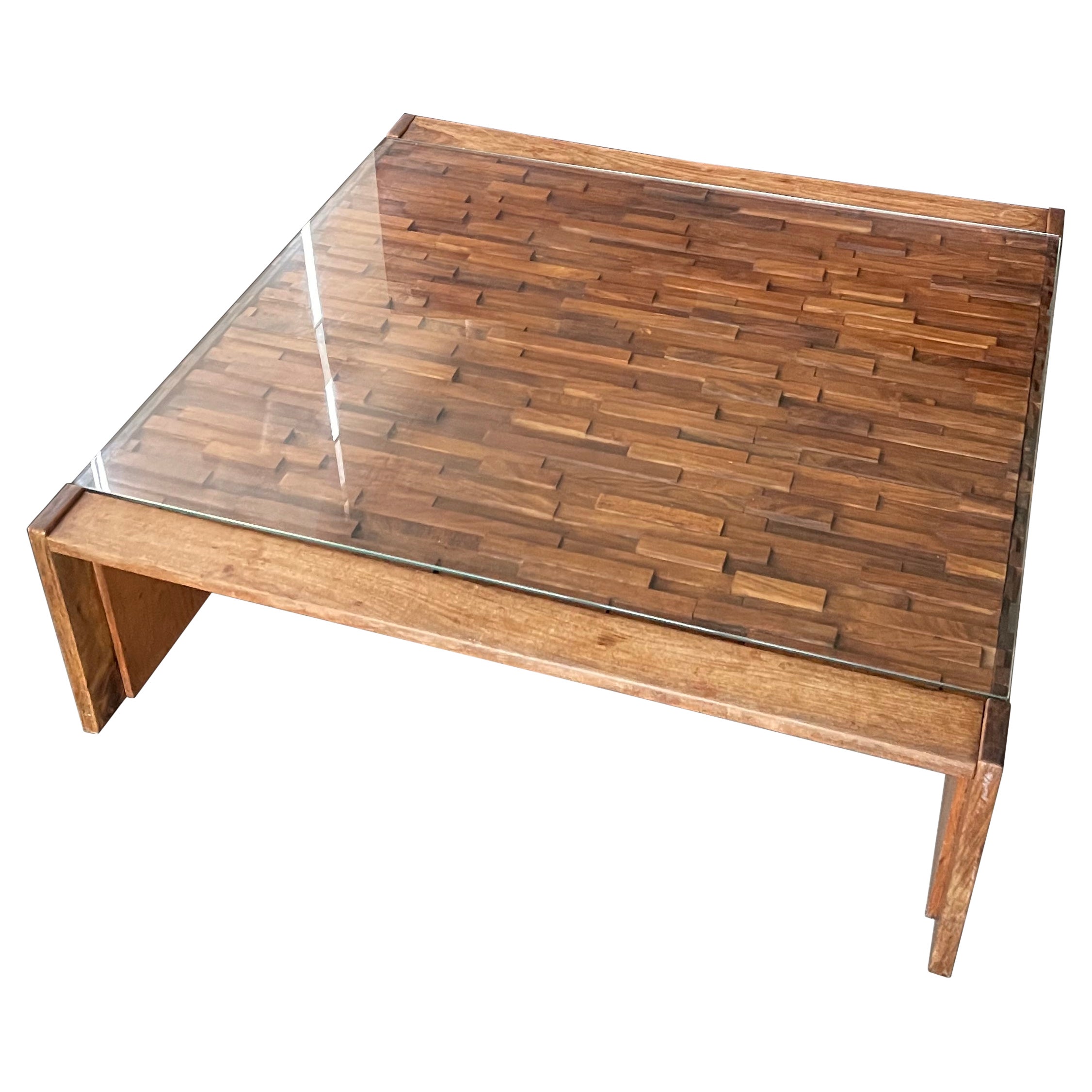 Brazilian Mid 20th Century Rosewood Percival Lafer Coffee Table