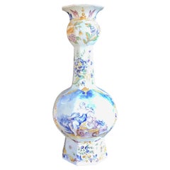 Large 19th Century French Faience Vase
