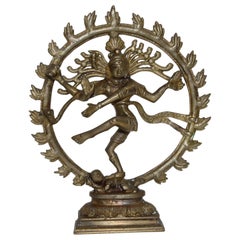 Vintage Asian Dancing Hindu Bronze Shiva Nataraja